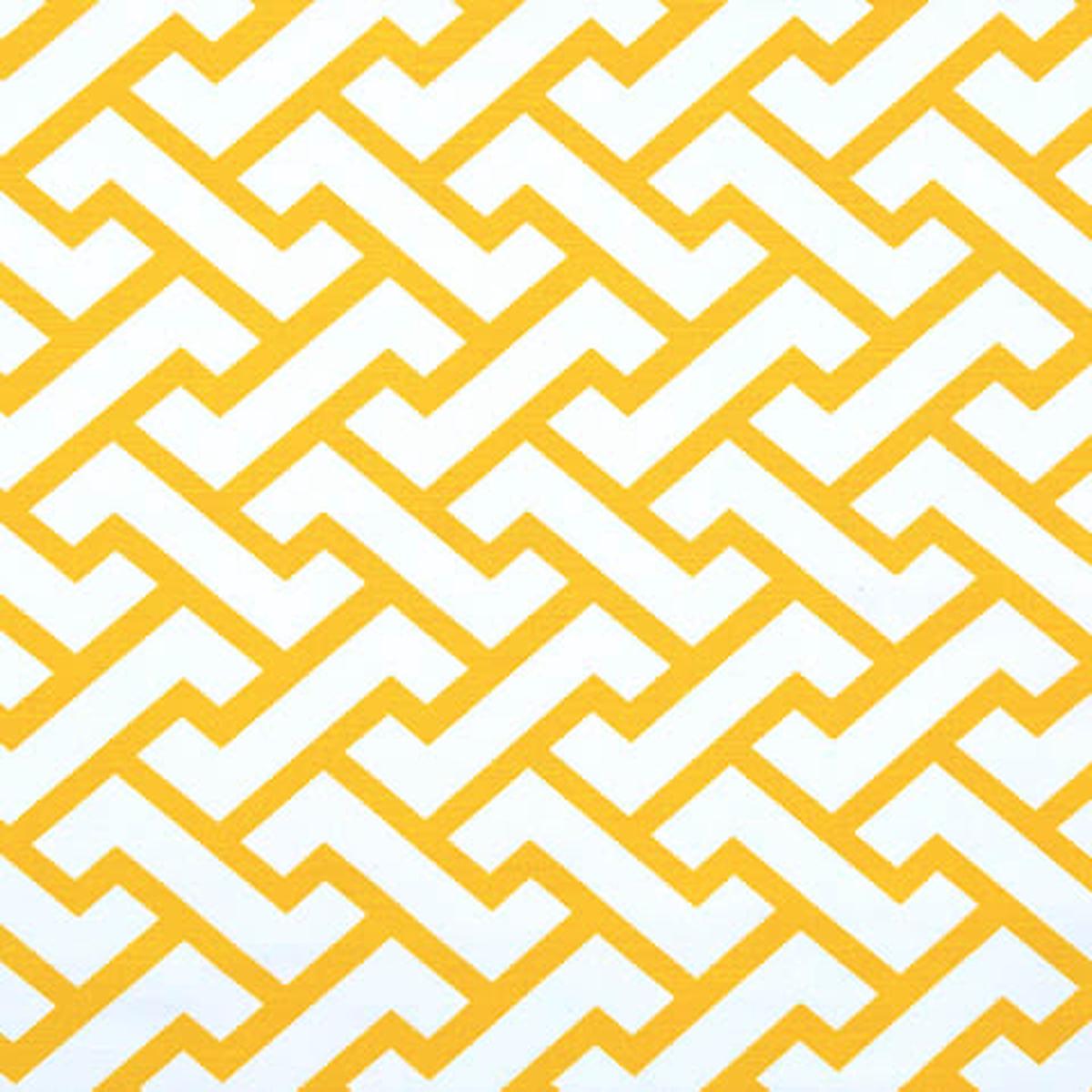 China Seas Fabric: Aga - Custom Taxicab on White Linen / Cotton