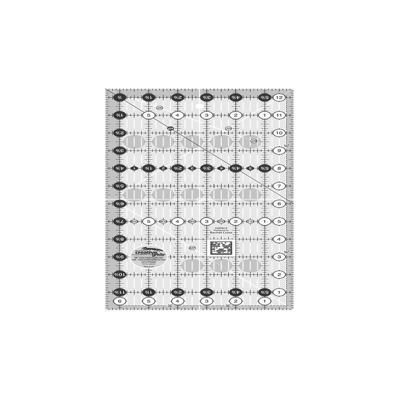 Creative Grids 6.5" x 12.5" Rectangle Ruler CGR612