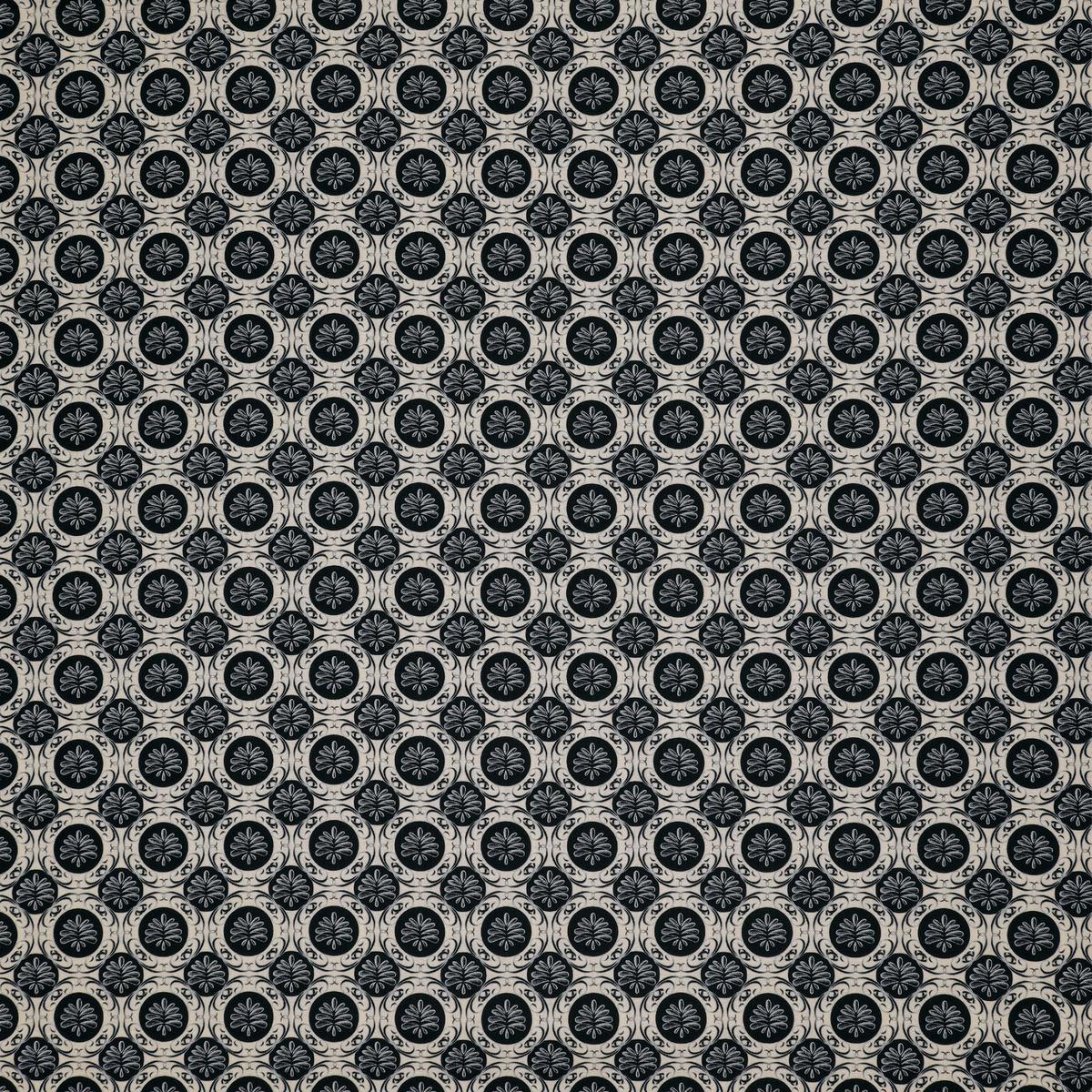 Perfect Brew Fabric Collection - Medallion Geo CreamBlack