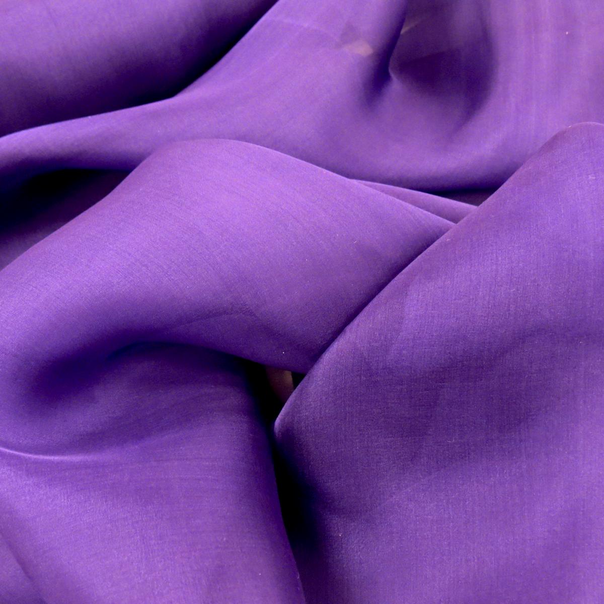 Tela Chiffon 100% Seda Natural, 56" - 58" - Prpura
