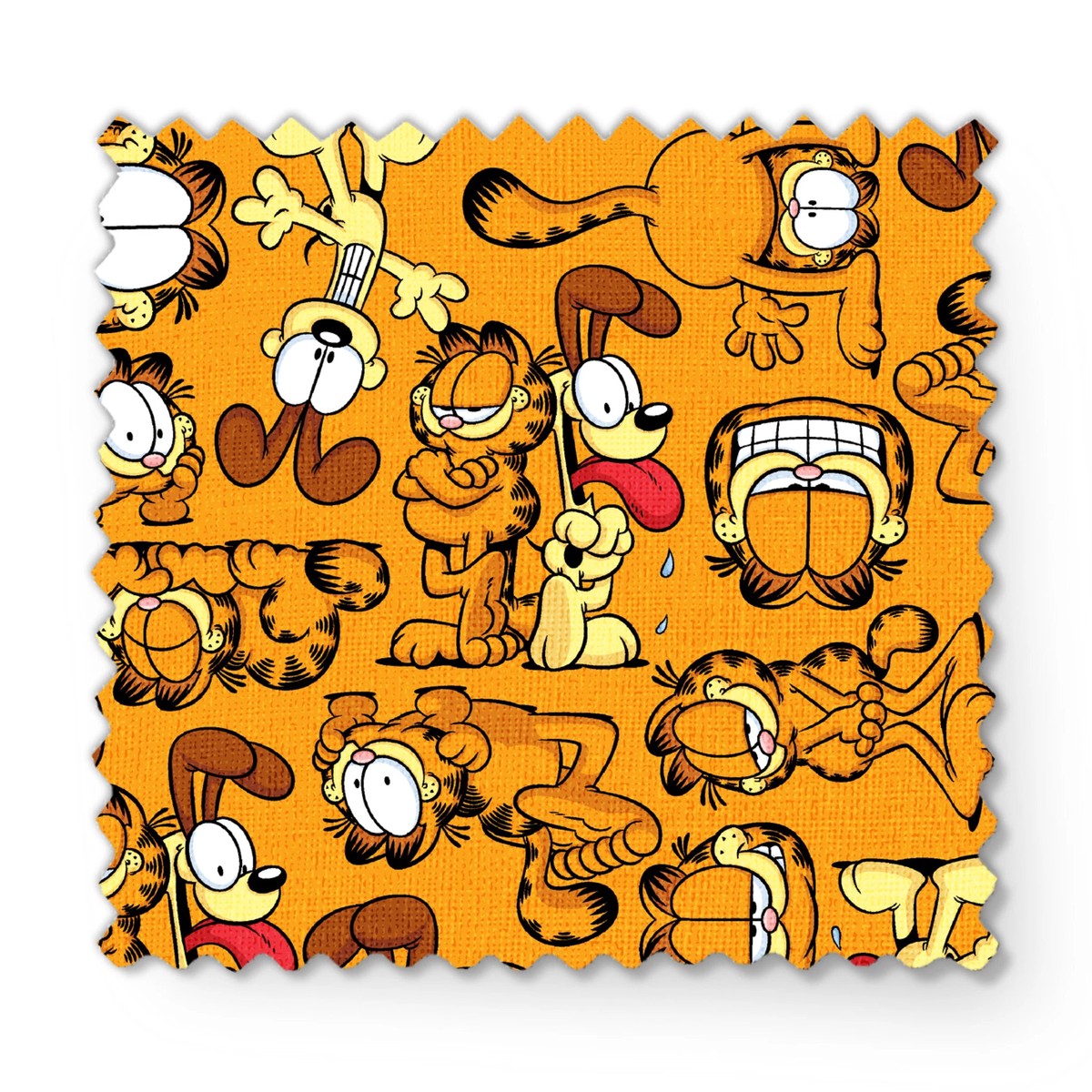 Nickelodeon Garfield - Comic Companions - Orange Character Fabric