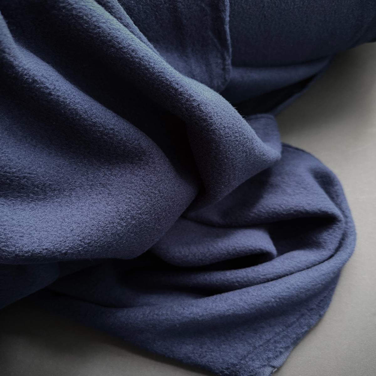 Organic Cotton Fleece - Navy