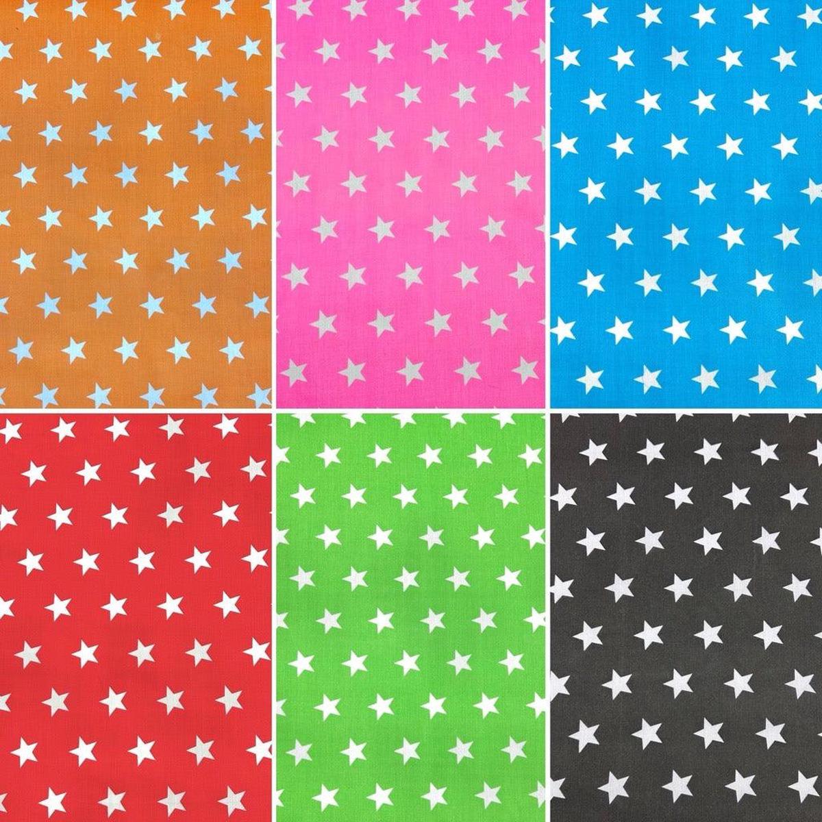 Stars Polycotton Fabric