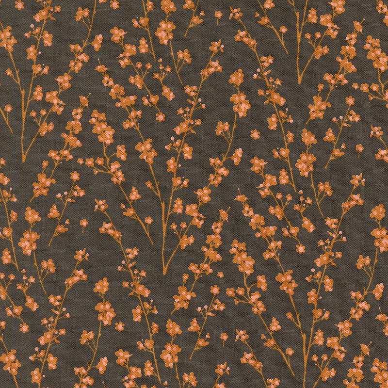 Acorn Hollow Quilt Fabric - Twiggy in Soil Brown - 30765 12
