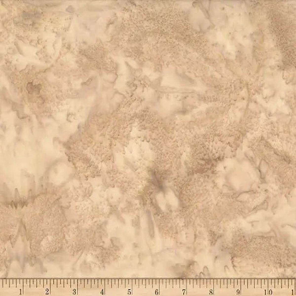 Brown Hemp Watercolor Waves Wideback Fabric per yard