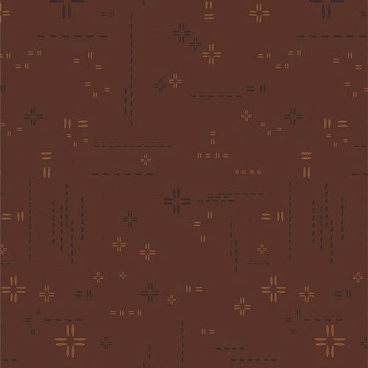 ArtArt Gallery Fabrics - Decostitch Elements -Fudge Brownie DSE743