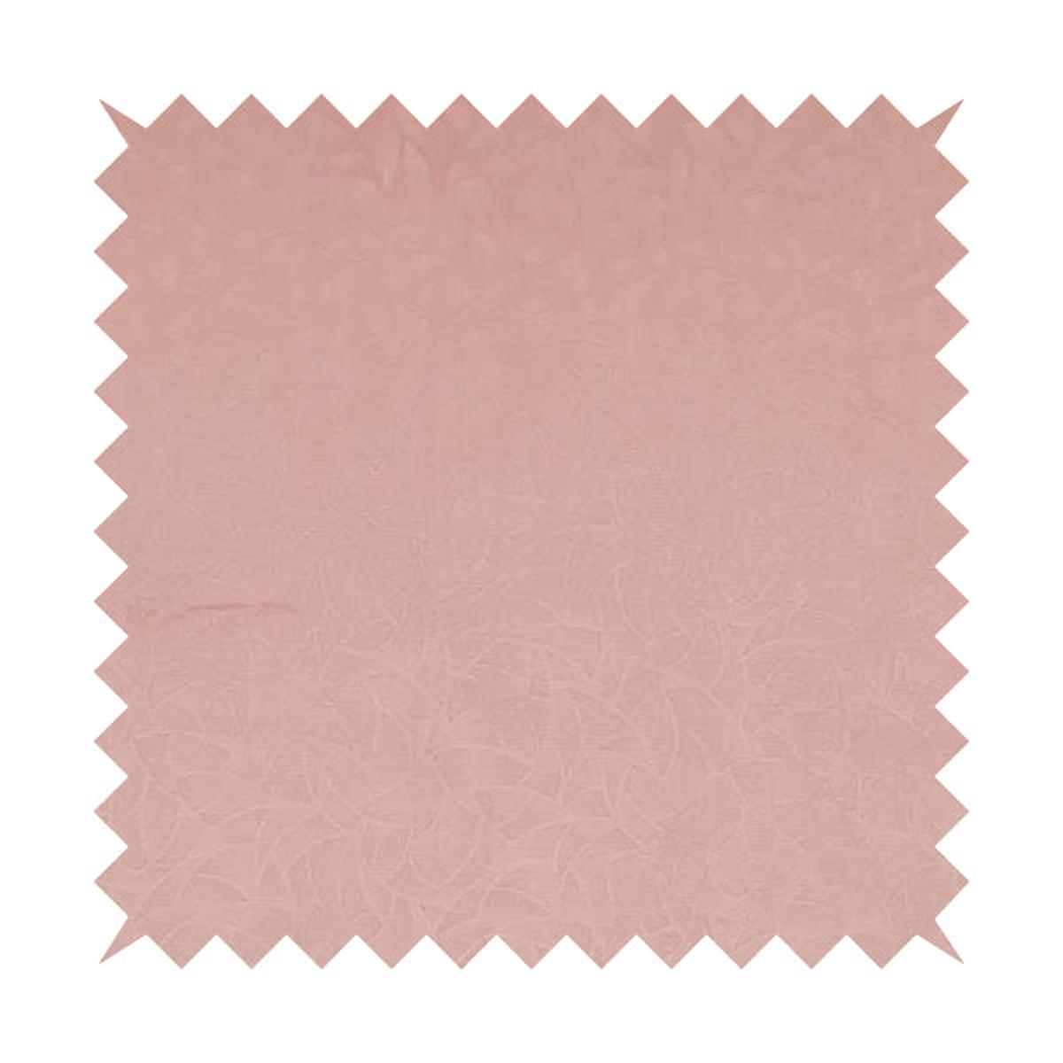 Mikado Self Pattern Soft Velour Velvet Upholstery Fabric In Pink Colour CTR-1043