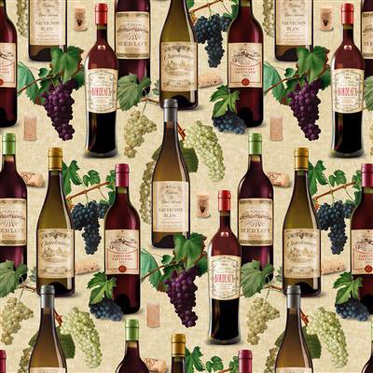 Cheers! Wine Bottles Dark Butter