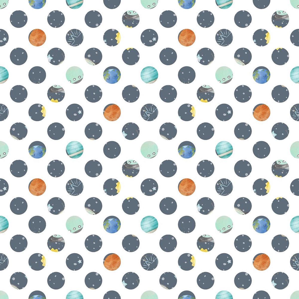Dreams of Outerspace Dots Fabric