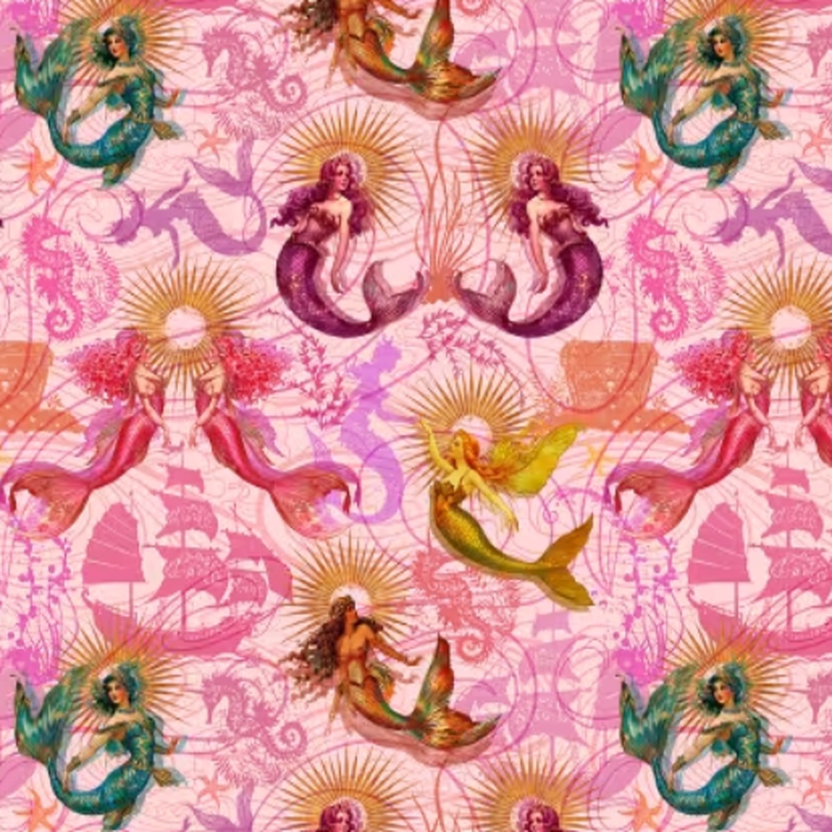 Micheal Miler - Divine Oceania - Aimee Stewart - Oceania Mermaid Pink - DDC12607-PINK-D