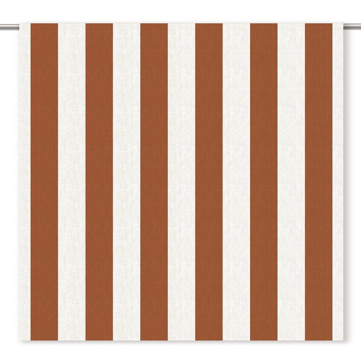 'Rustic Hues' Fabric by the Yard (Burnt Orange/ Terracotta Red)