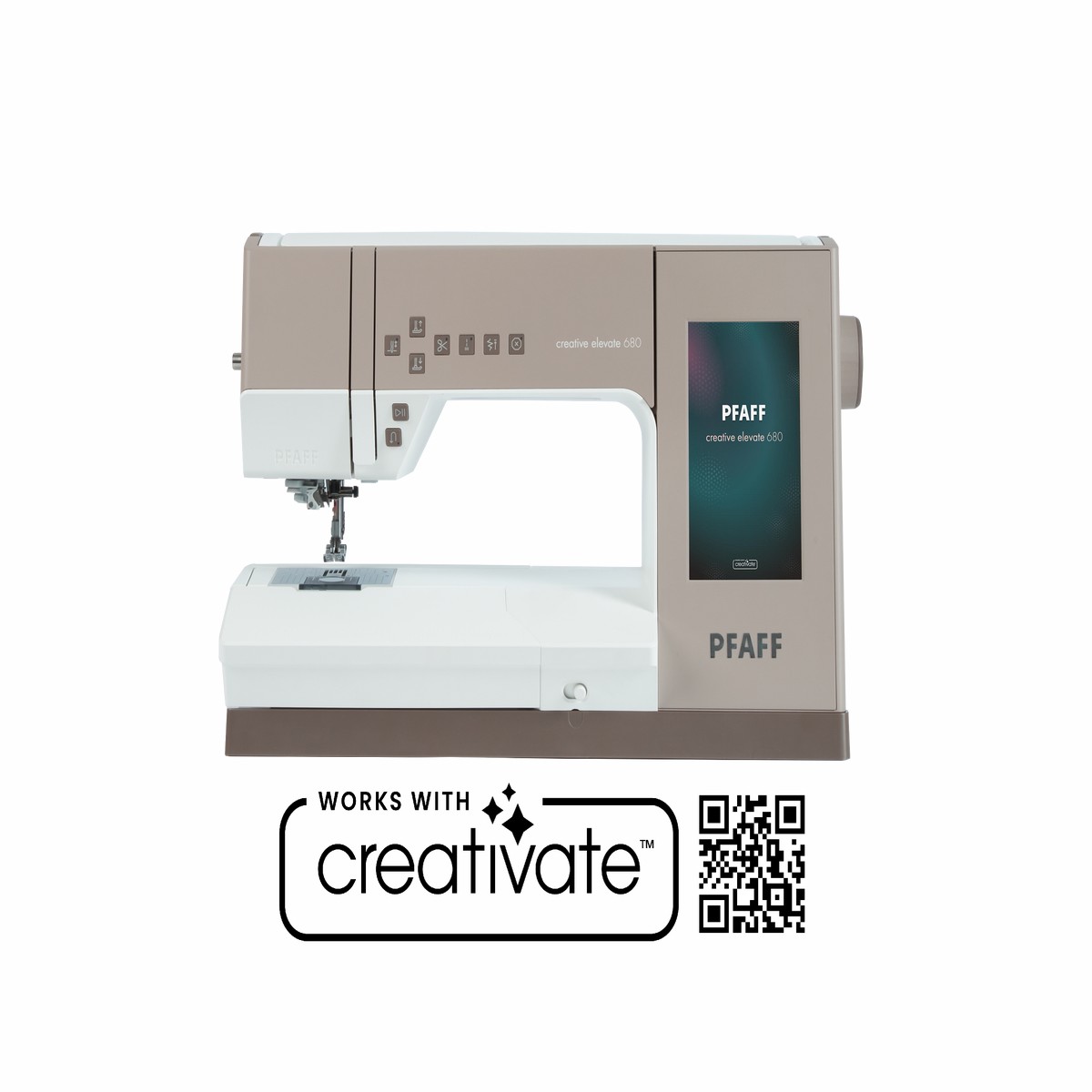 PFAFF creative elevate 680 Sewing and Embroidery Machine