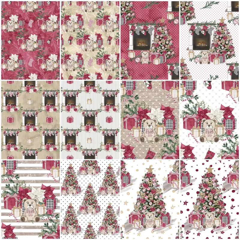 Christmas Home Fabric Collection - 1 Yard Bundle