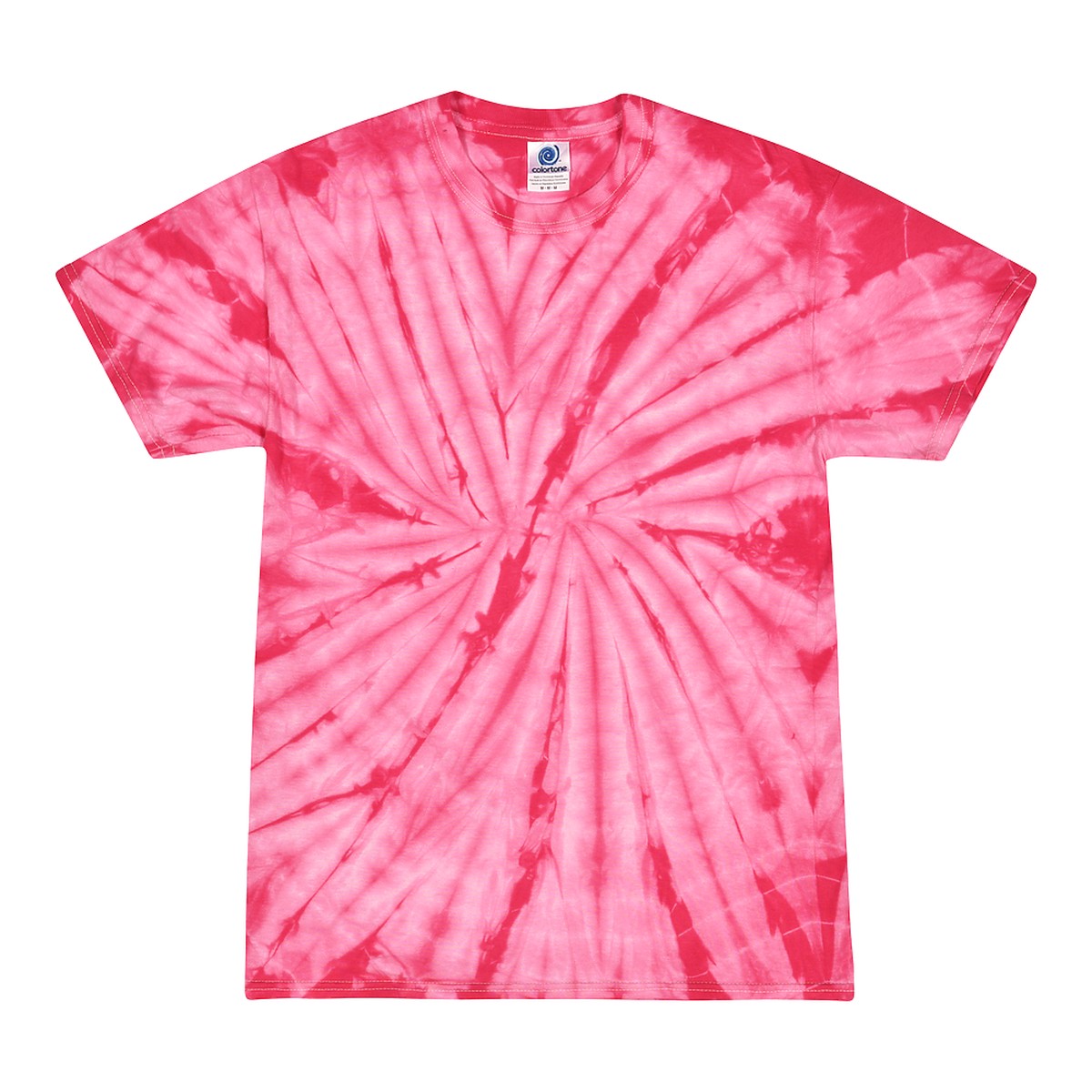 Colortone Tie-Dye T-Shirt - SPIDER PINK
