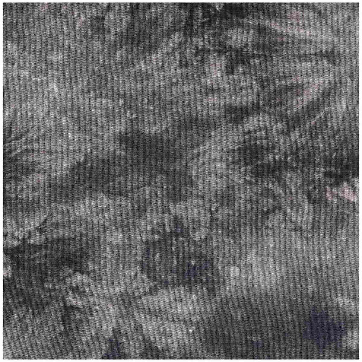 Rayon Tie-Dye Stretch Knit Fabric - KNT3998 - BLACK