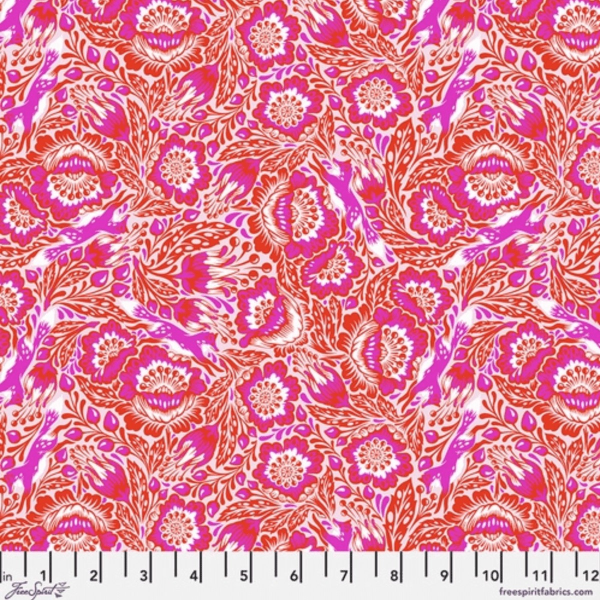 Glimmer Out Foxed Tula Pink Tiny Beasts for FreeSpirit - (14 yard)