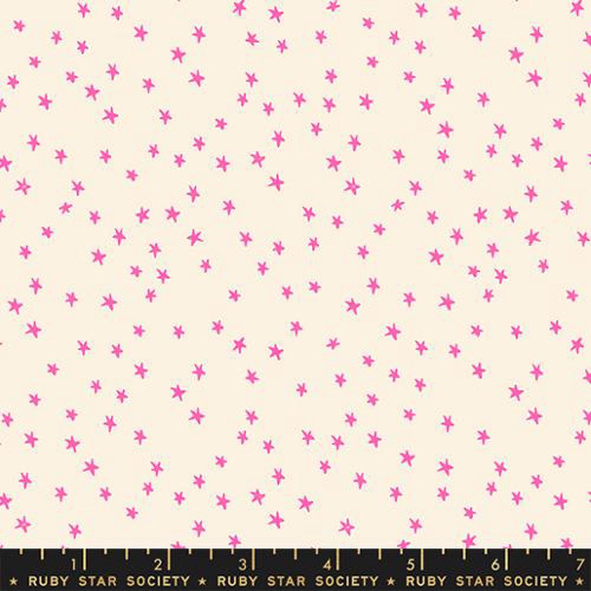 Mini Starry Neon Pink -- Starry by Alexia Abegg for Ruby Star Society -- Moda Fabric