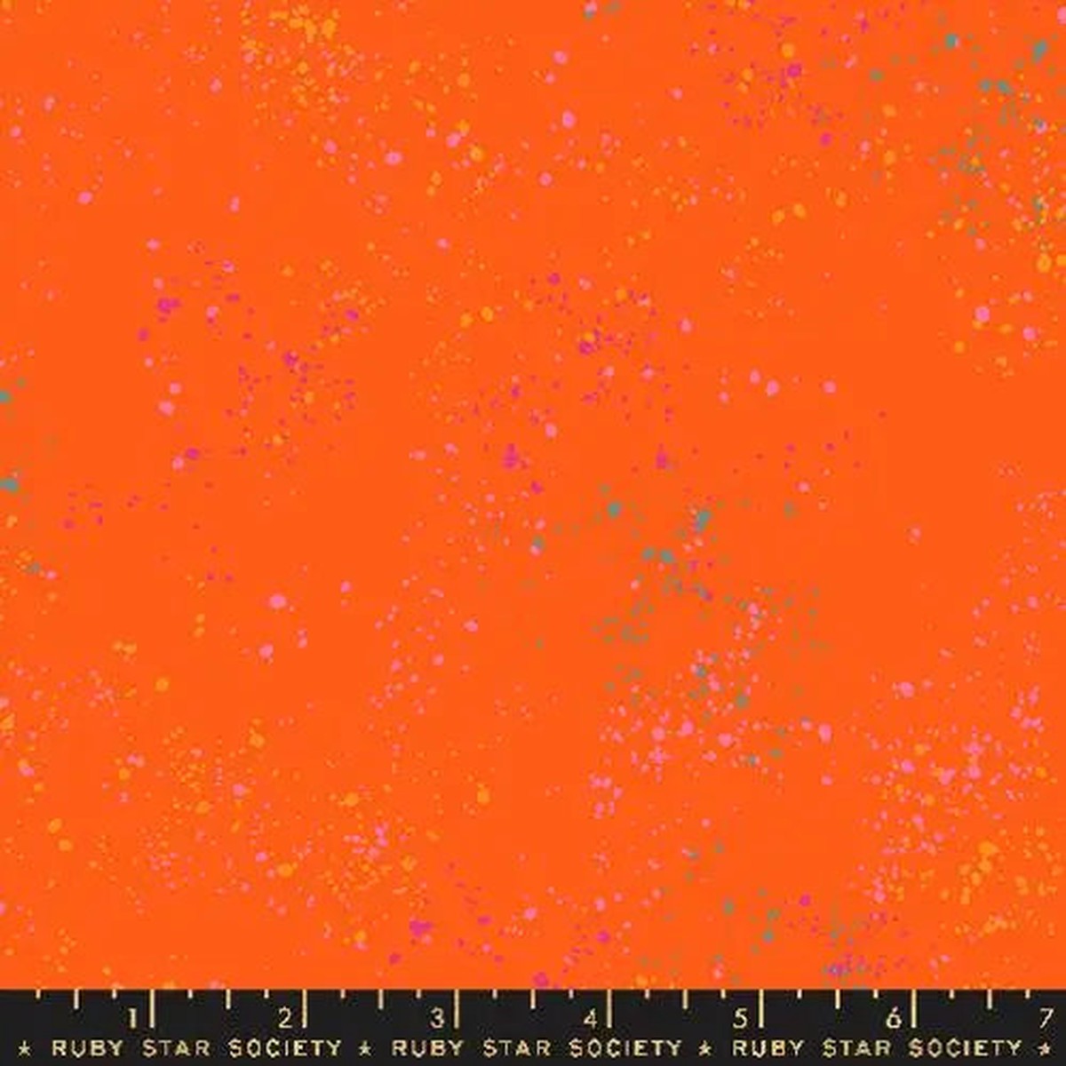 Orange Speckled Goldfish 43"/44" Fabric Per Yard