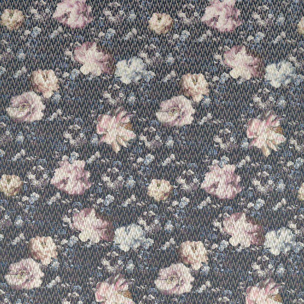 CLARKE AND CLARKE - CAMILE- BLUSH/CHARCOAL - Fabric by the Yard - BLUSH/CHARCOAL