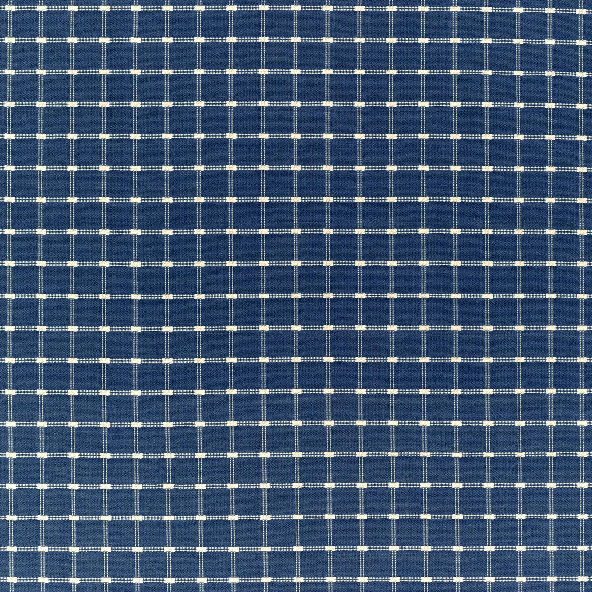 8022116.50.0 LISON CHECK NAVY - BRUNSCHWIG & FILS Fabric - YARD