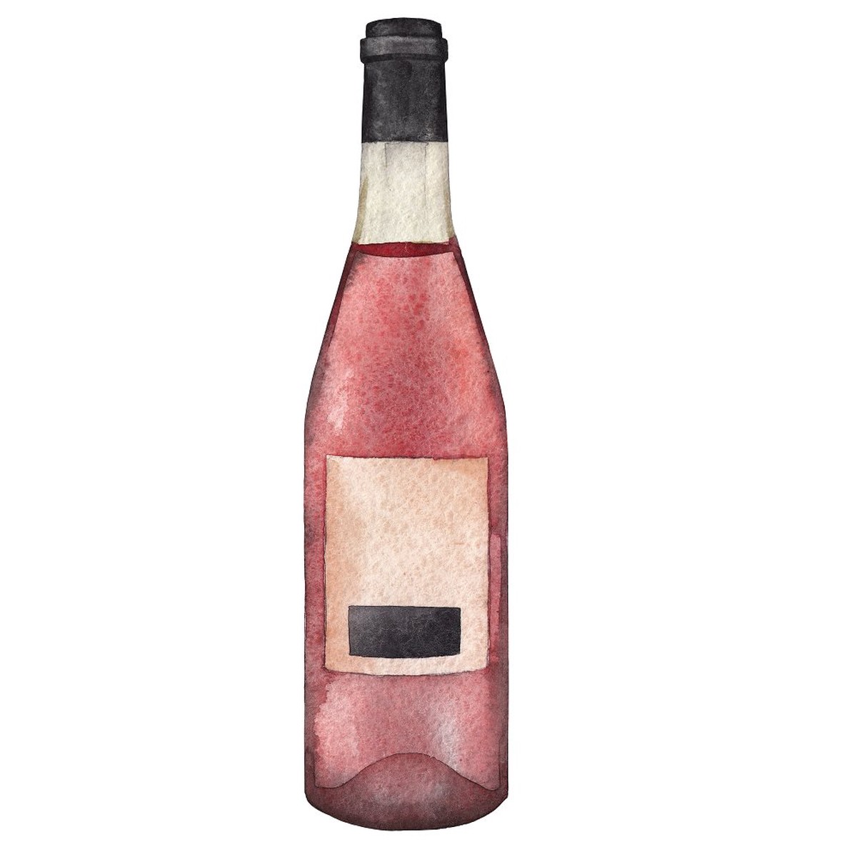 Ros Wine Bottle Fabric Panel - Variation 5