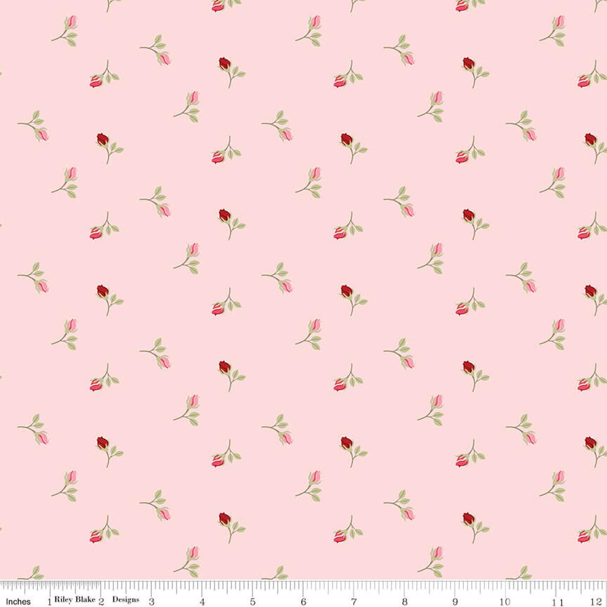Sew in Love - Rosebuds - Blush 44"/45" Fabric Per Yard