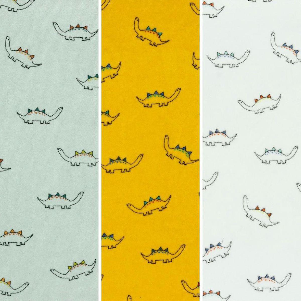 Dinosaurs Nicky Velour Fabric