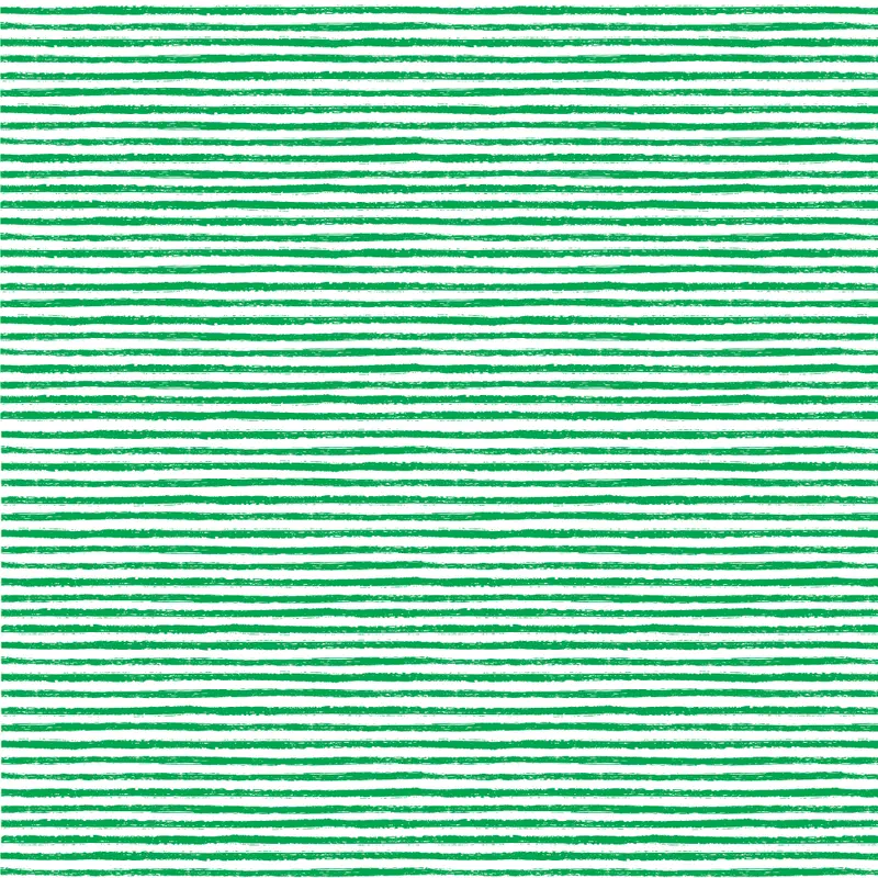 Hand Drawn Brush Stripes Fabric - Green