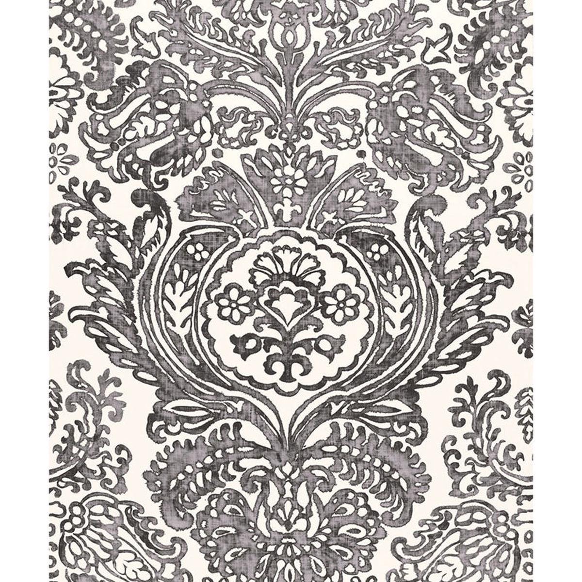 SCHUMACHER CLASSIC PRINTS TREMEZZO DAMASK PRINTS PRINTS GRAPHITE - 175091