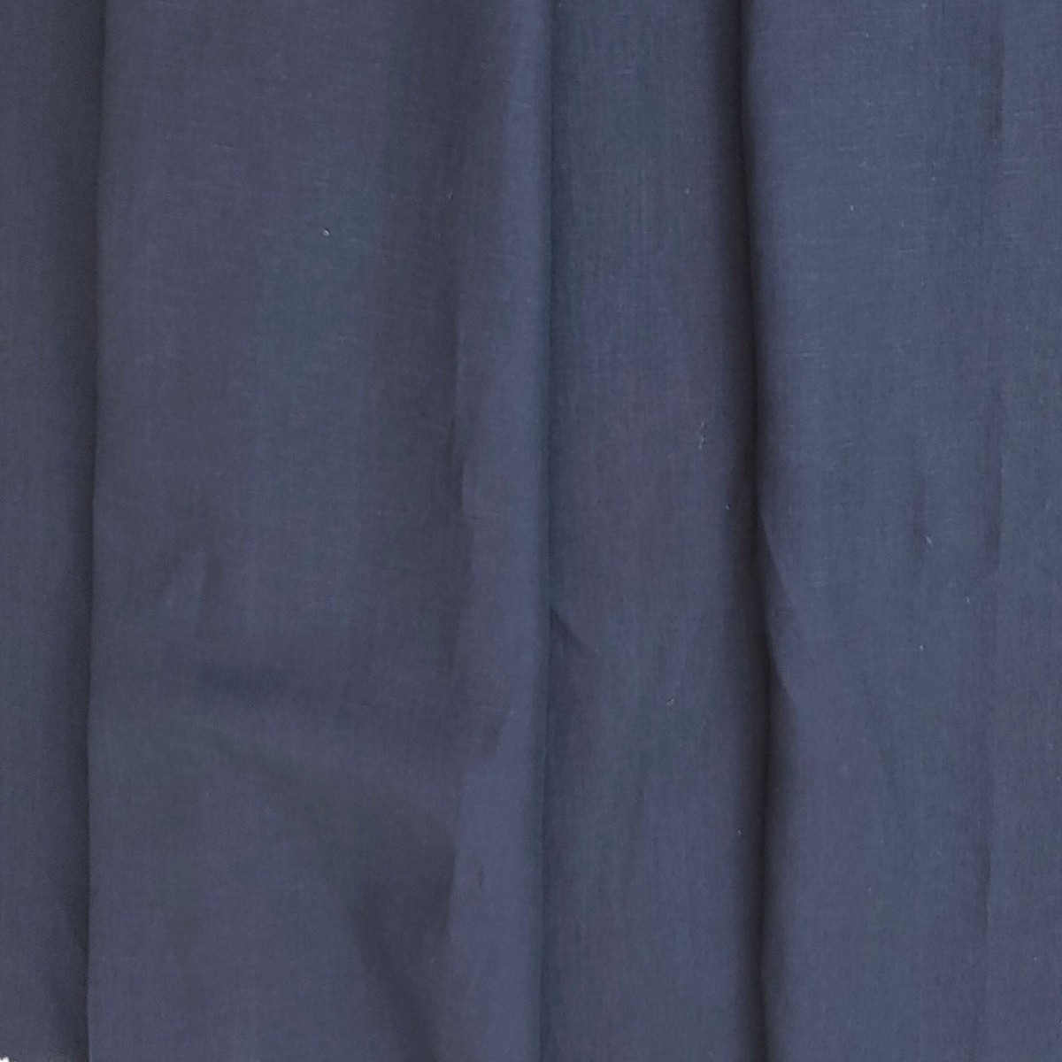 Plain Weave Linen Tencel Navy Fabric - Light to Medium Weight 4481