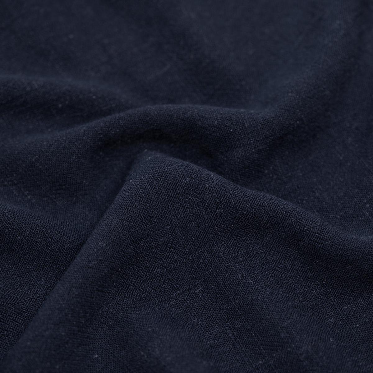 Viscose Linen Noil - Midnight Blue