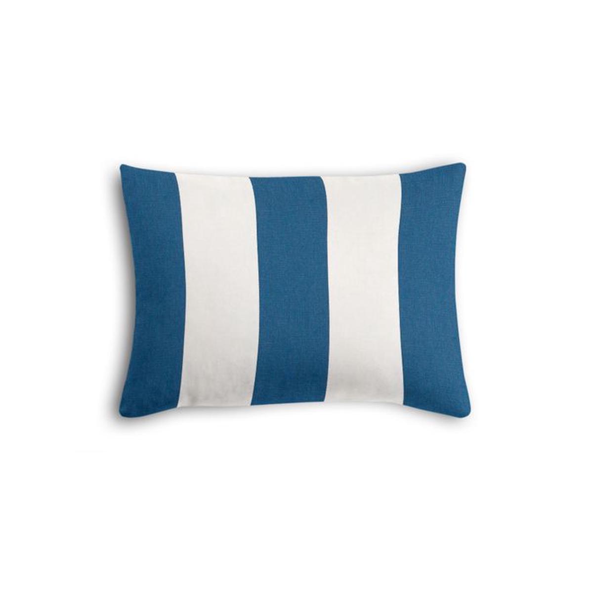 Boudoir Pillow in Sunbrella Cabana - Regatta