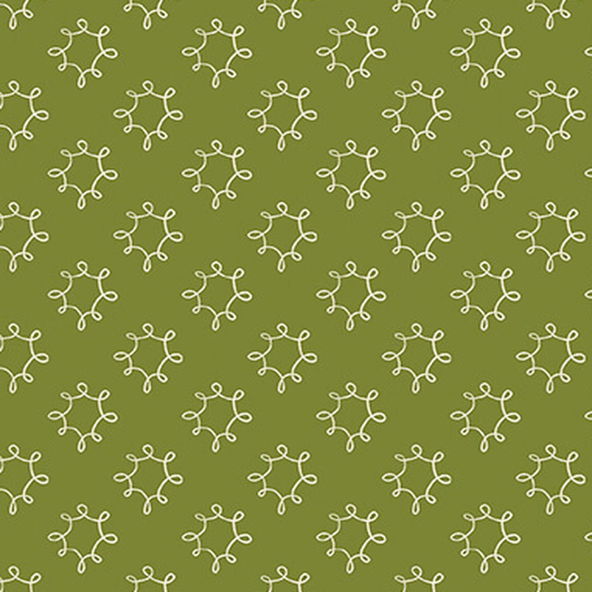 Benartex - Dandy Dark Lime - Wishflower