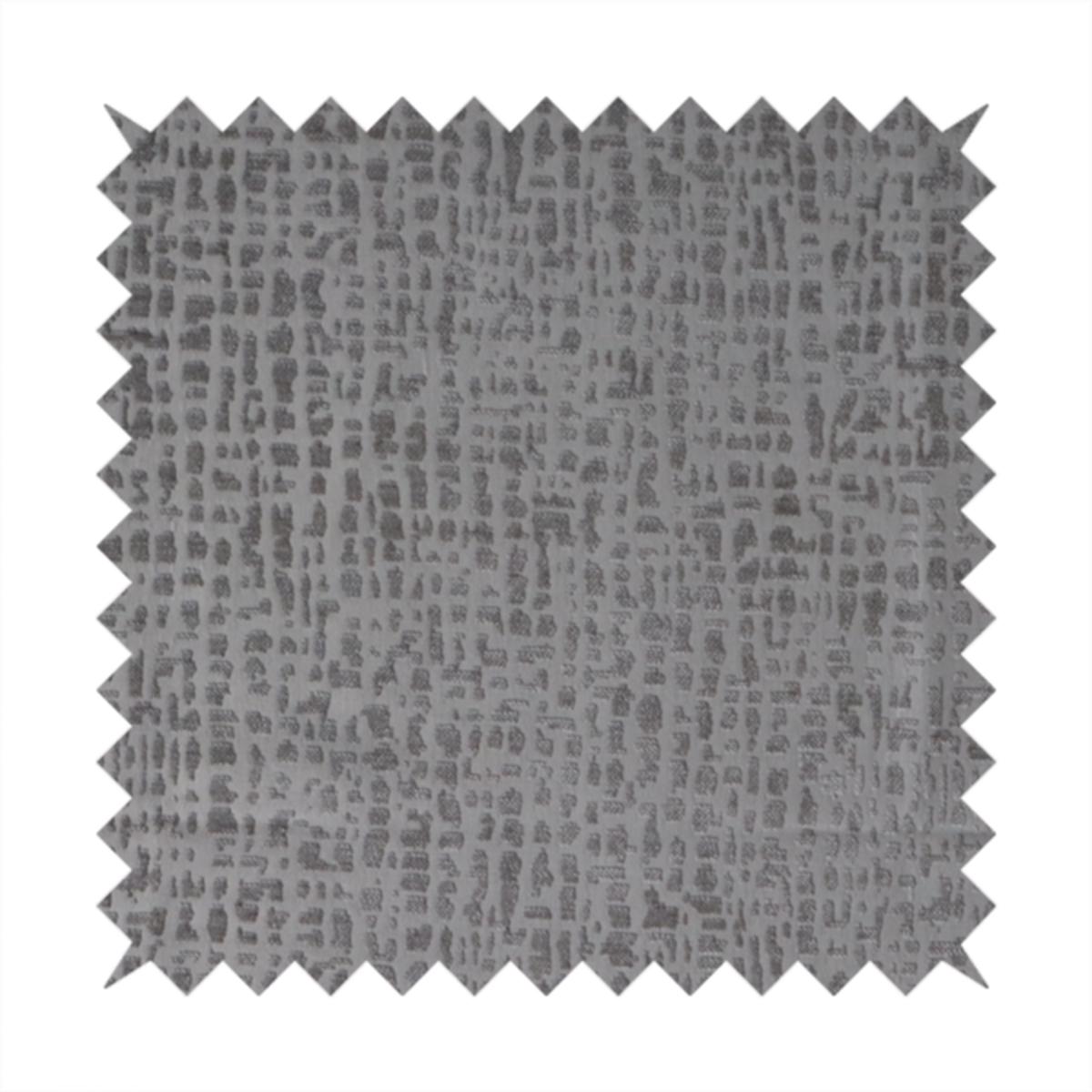 Tela Semi Plain Soft Textured Chenille In Light Grey Upholstery Fabric CTR-1881