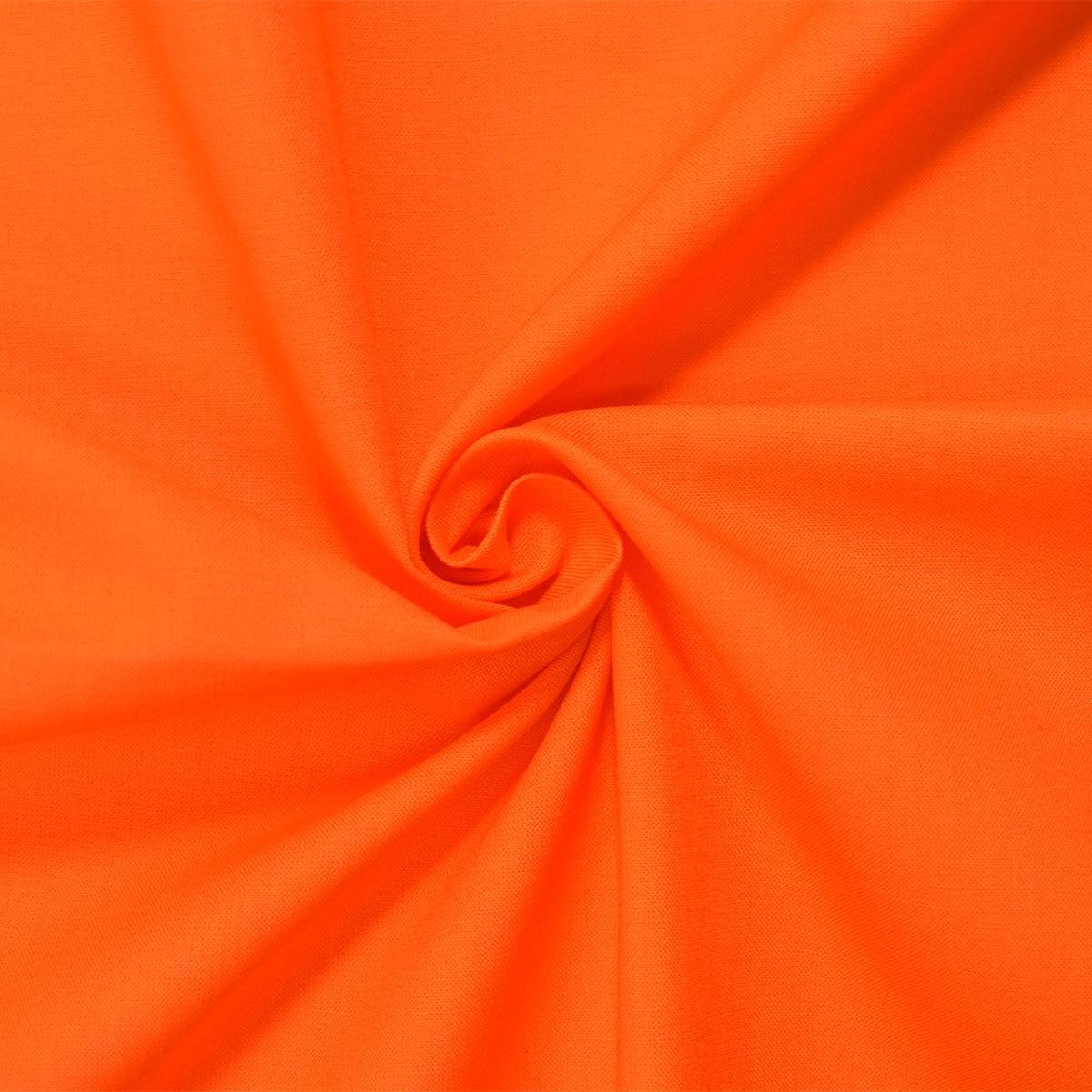 Orange Cotton Solid Quality Quilting Woven 10 YD Bolt Fabric
