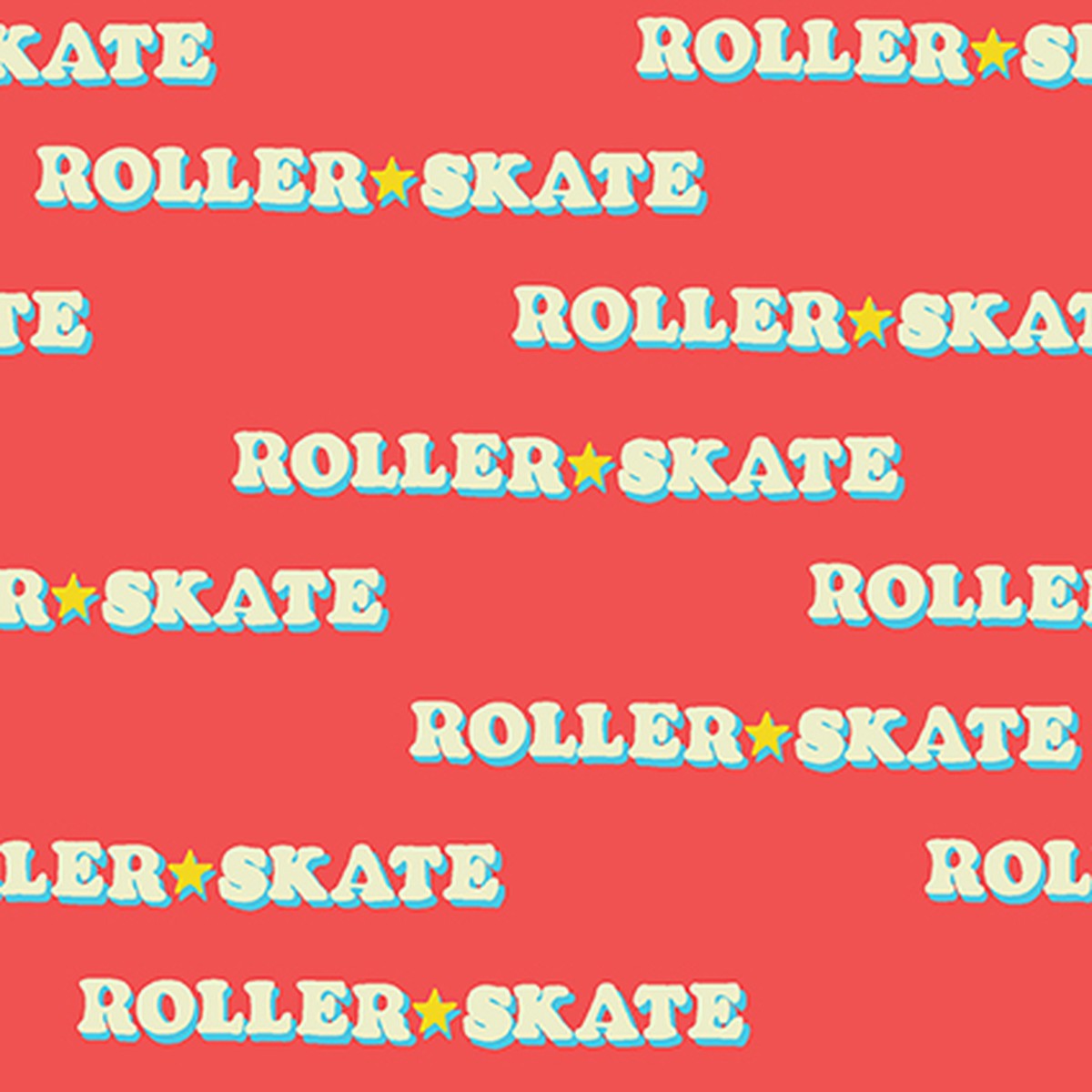 Let the Good Times Roll Roller Skate Red