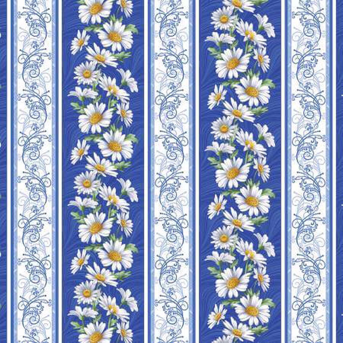 All About Daisies - Stripe - Yardage