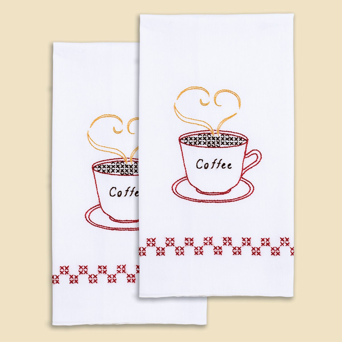 Coffee Time Hand Towels