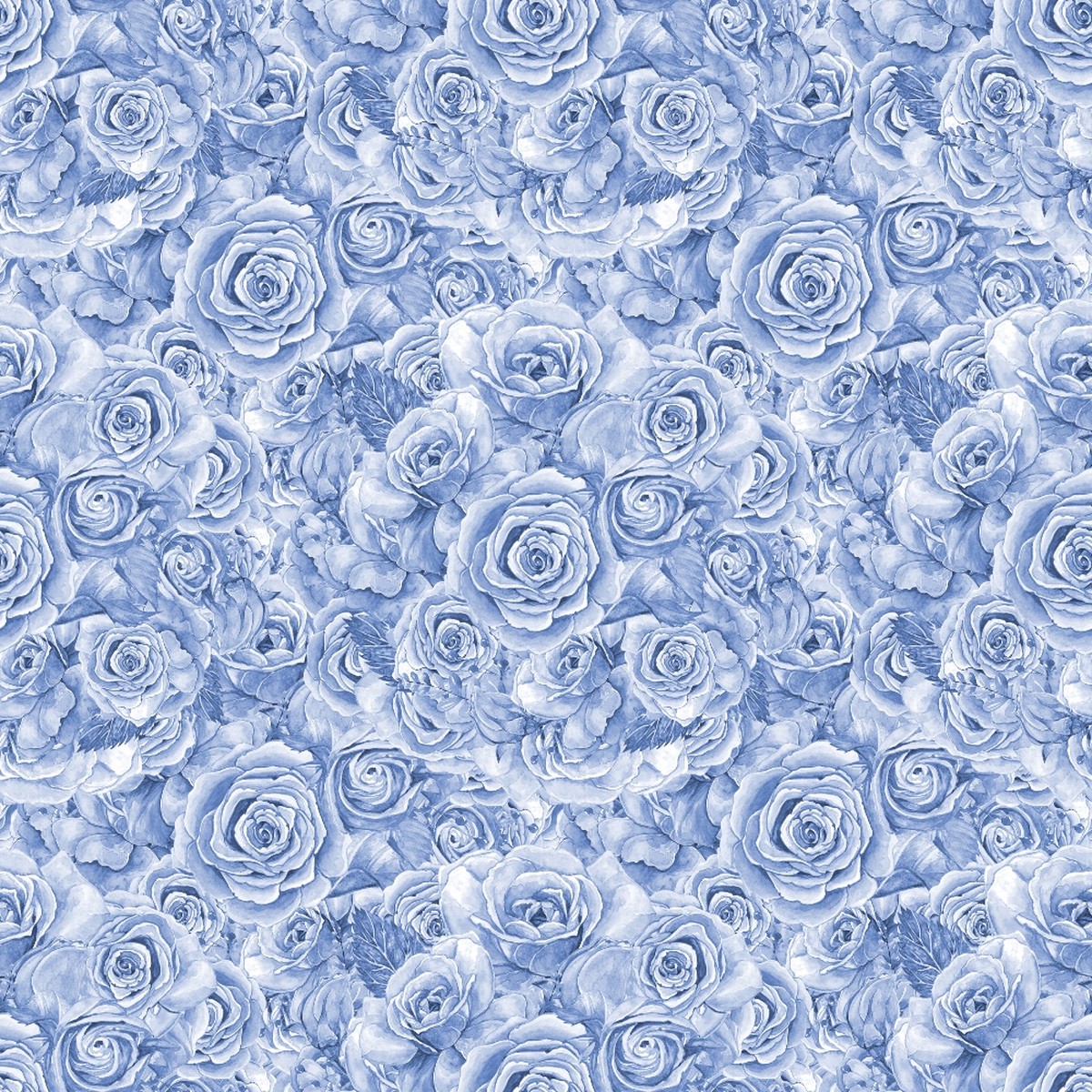Rose Bouquet Pattern 45 Quilting Cotton Fabric