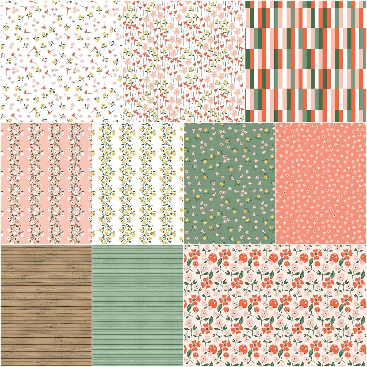 Flower Market Fabric Collection - 12 Yard Bundle