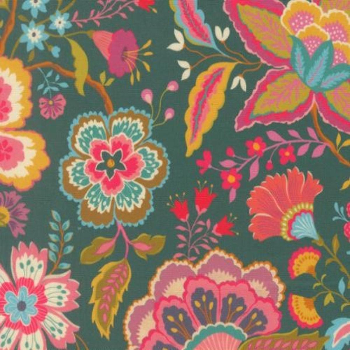CRYSTAL MANNING - Sitara - Jasmine, Dark Teal SHIPPING September 2026