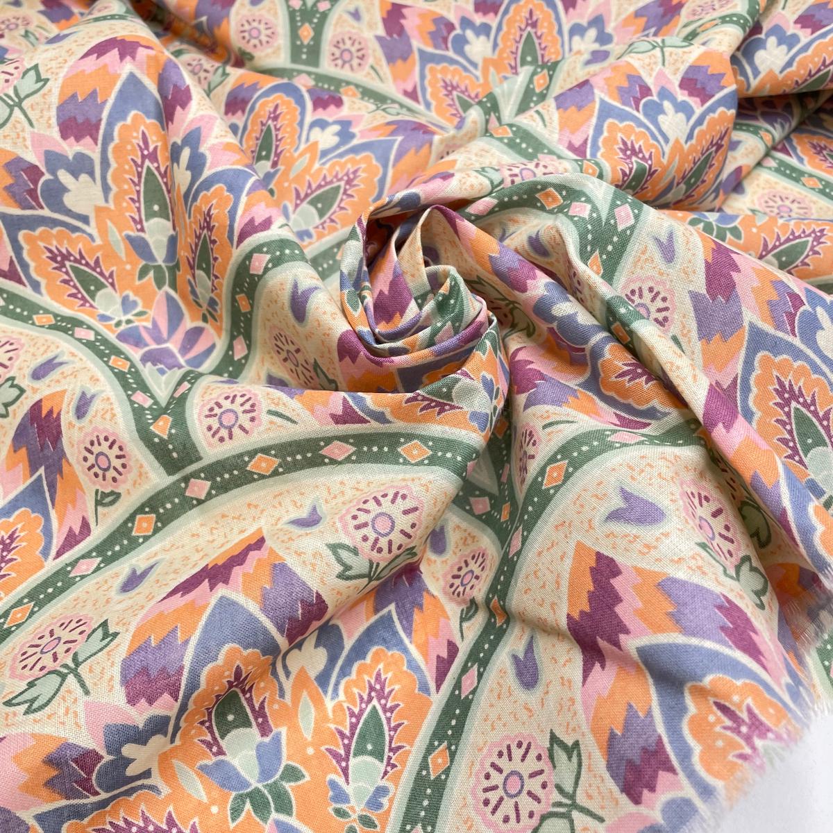 Easter Eggs - Cotton Blend Woven - Cream Multi Floral - 1.8M Bundle