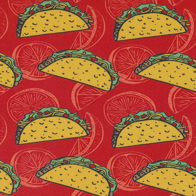 Snack Shack Feed Me Tacos And Tell Me I'm Pretty By Crystal Manning For Moda Ketchup