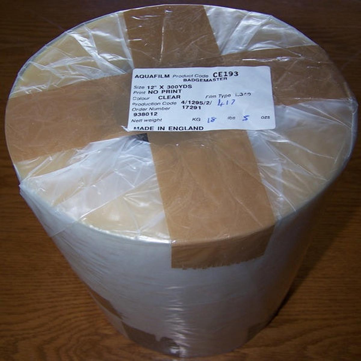 Badgemaster 12in x 300yds Heavy Weight Water Soluble Embroidery Stabilizer / Backing