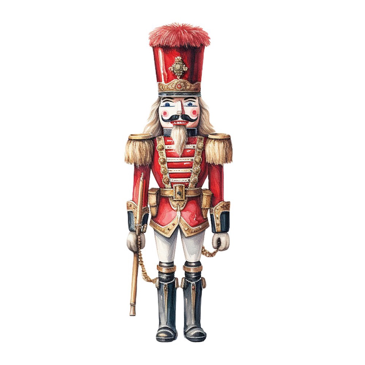 Magnificent Christmas Nutcracker 6 Fabric Panel