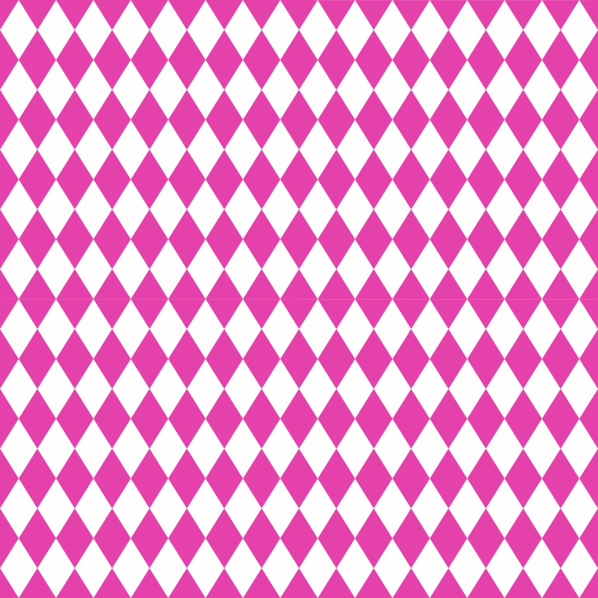 Checkered Diamond Pattern Basics Fabric - Bashful Pink