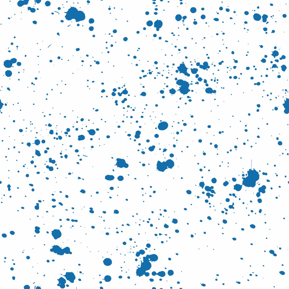 Paint Splatter Fabric - Blue
