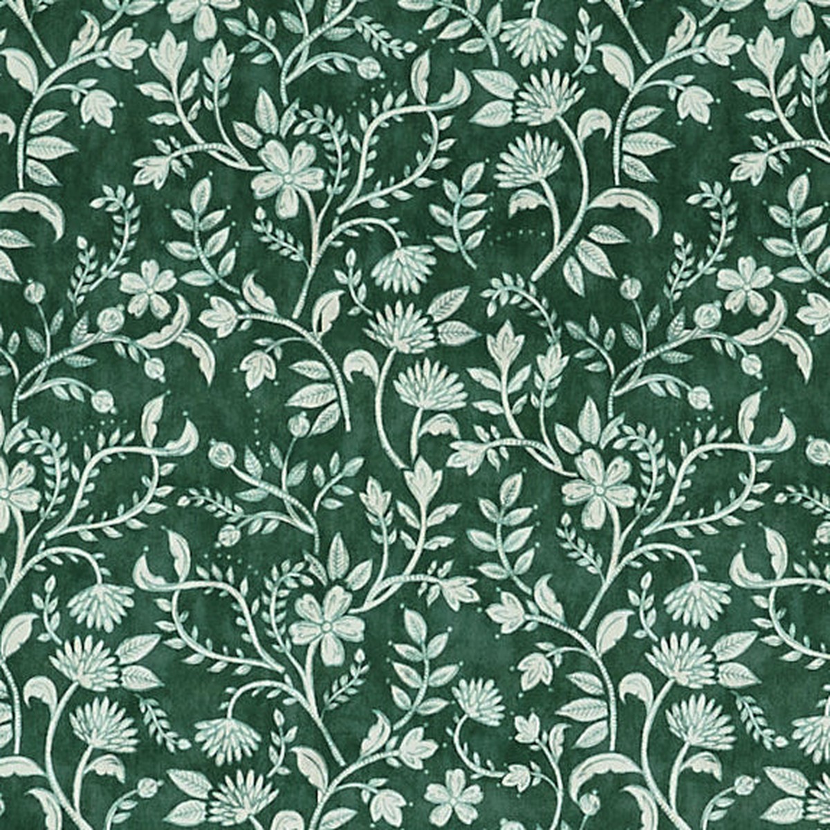 Prestigious Textiles Brunei Printed Fabric Emerald