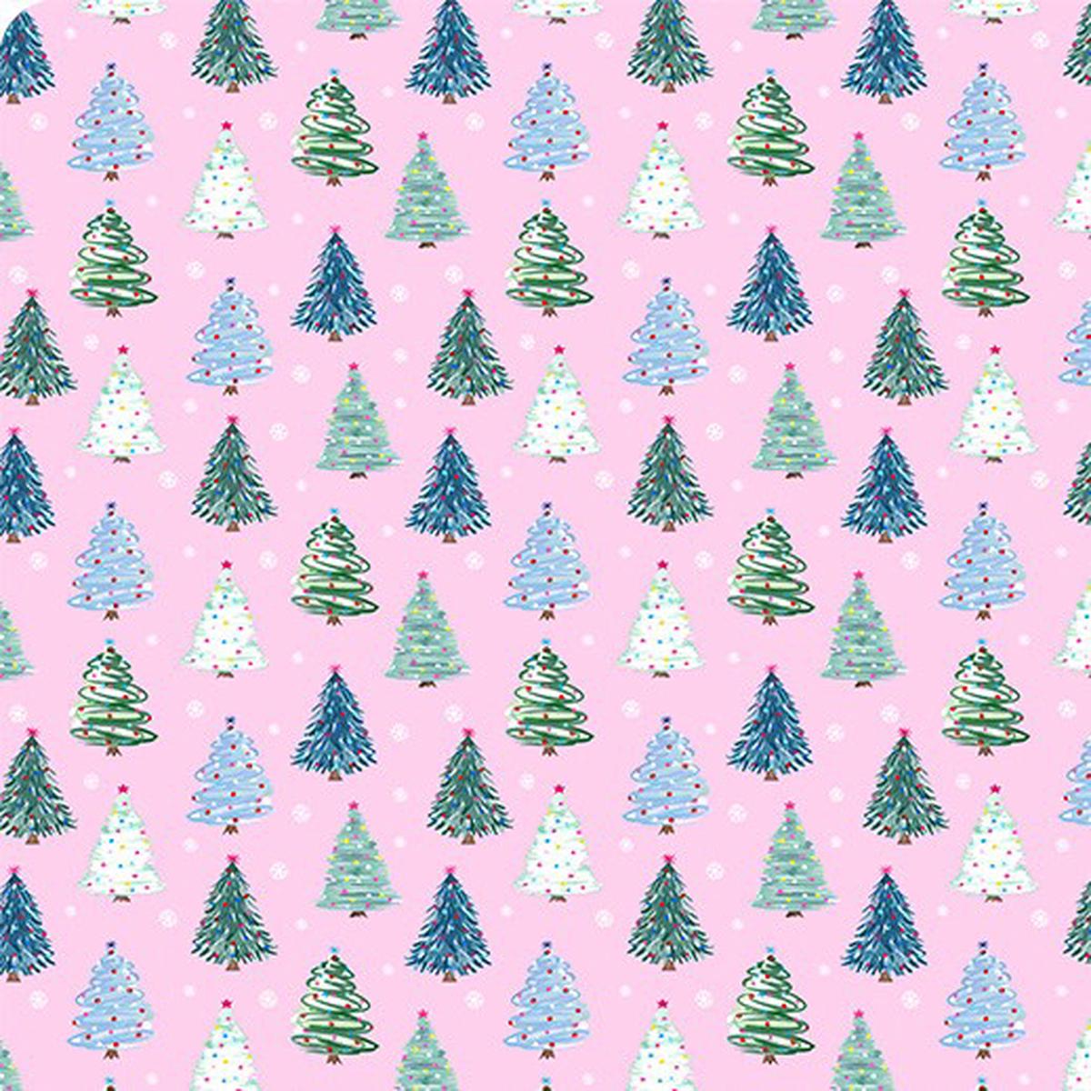 Twinkle Trees Double Sided Cloud Cuddle - Shannon Fabrics Cuddle Minky