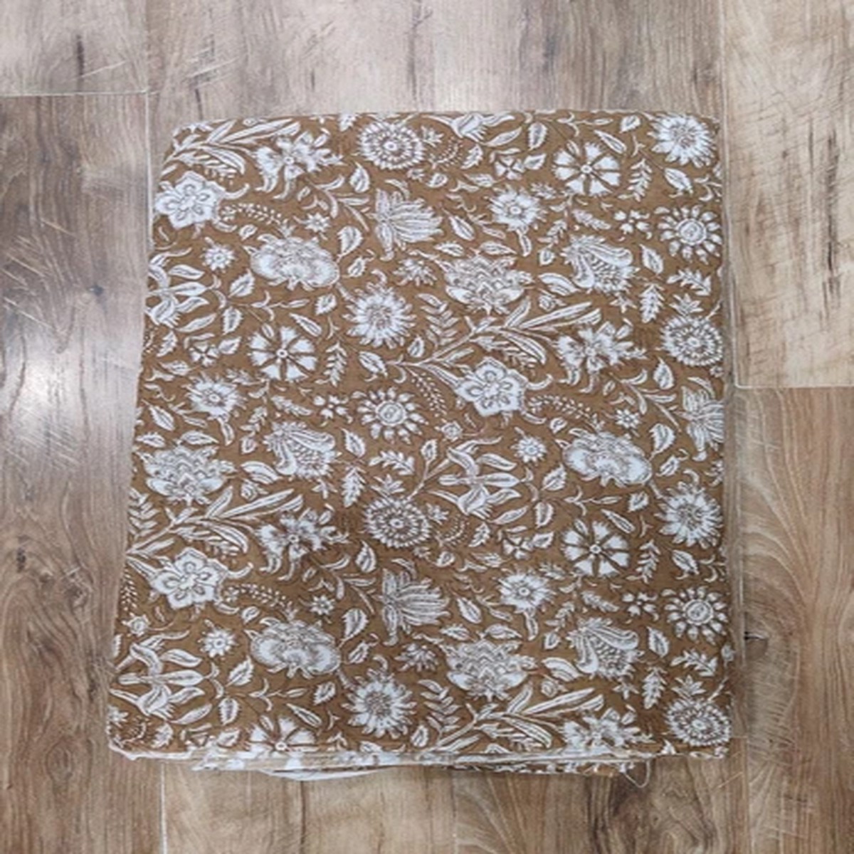 25 Yard Hand Block Print Handmade Cotton Indian Natural Sanganeri Print Fabric
